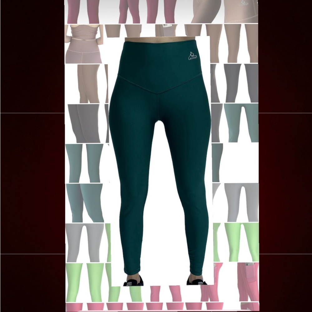LEVWAY Leggings-NEW BRAND-Sportswear. Supplex material, Exercise